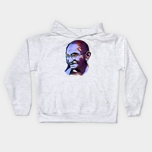 gandhi jayanti || Gandhi Kids Hoodie by Moipa